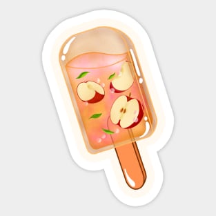 Fresh Apple Ice Pop Sticker